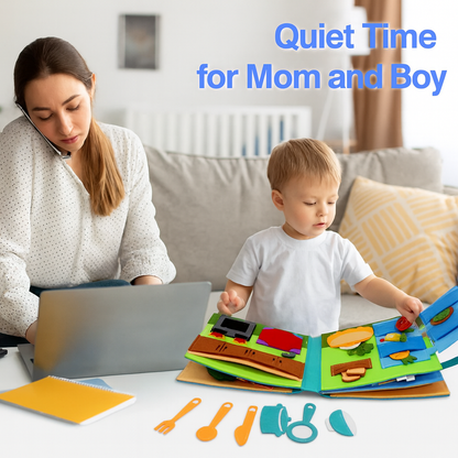 Montessori Aktivitetshus – Deluxe 3D lære- og legebog