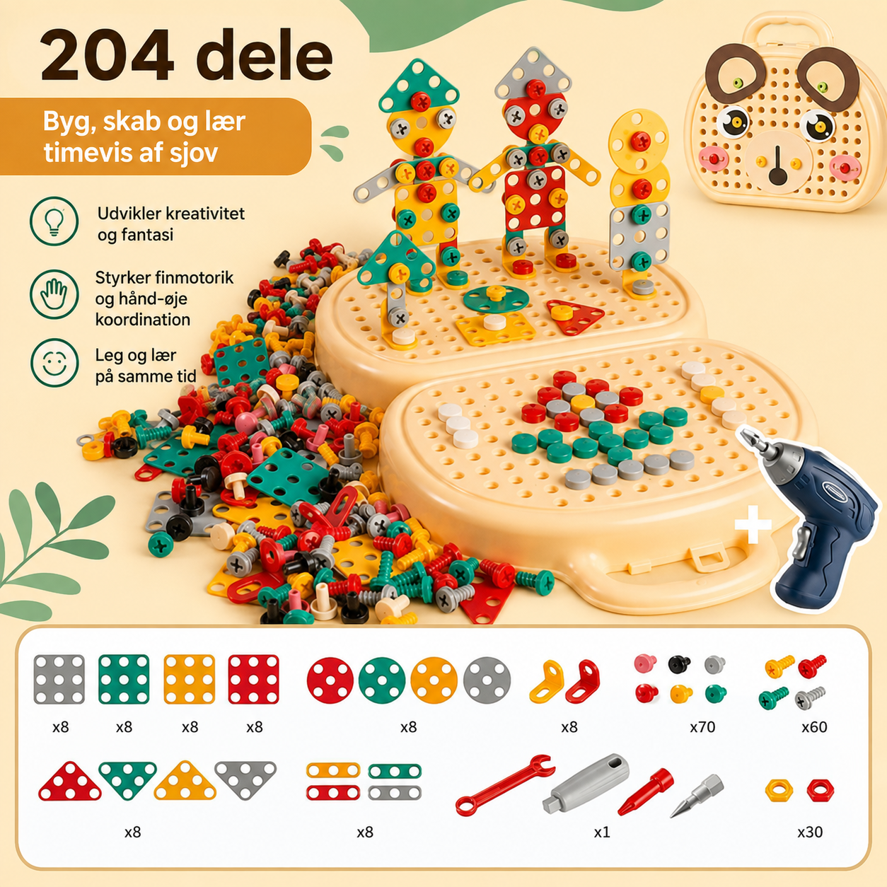 HandyBox – Montessori byggekuffert