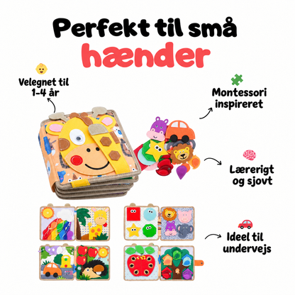 Montessori Busy Book – Lær gennem leg