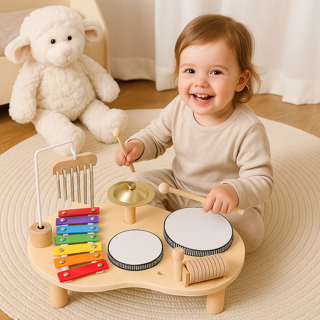 Montessori Musikbord – Alt-i-ét musikinstrument
