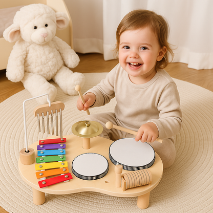 Montessori Musikbord – Alt-i-ét musikinstrument