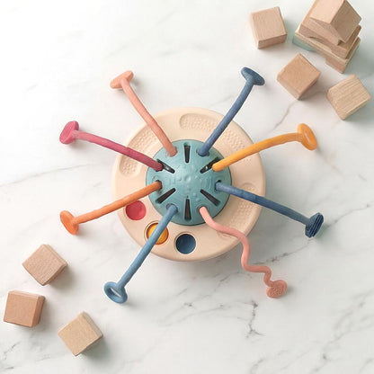Montessori Silicone Pull Toy – Sensory & Motor Baby Toy