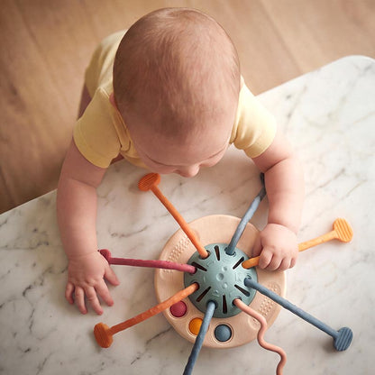 Montessori Silicone Pull Toy – Sensory & Motor Baby Toy