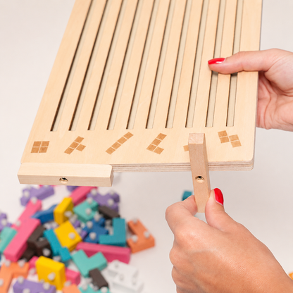 Montessori Træ-Tetris - Pædagogisk Byggespil